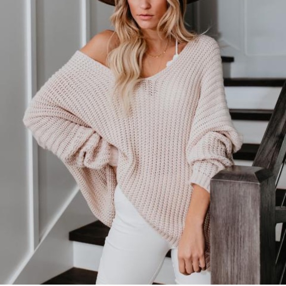 Wide Neck Sweater - Picture 2 of 8